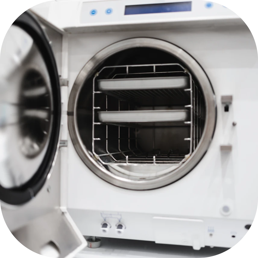 Stérilisation des instruments dentaires en autoclave